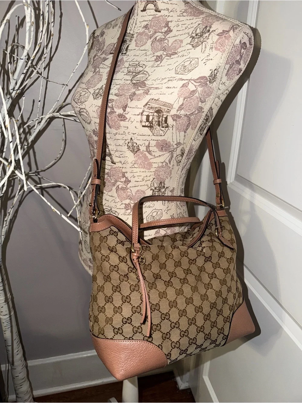 Gucci Canvas Bree tote
